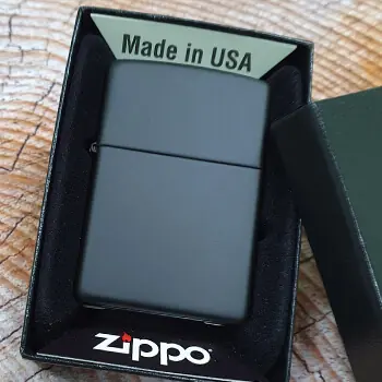 ZIPPO Black Matte 218 запальничка